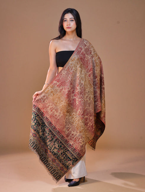 Women's Jamawar Wool Stole